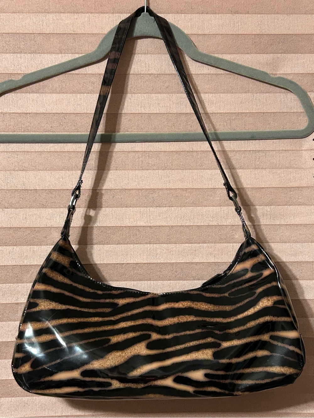 Vintage 90s PREZZO Baguette Shoulder Bag Purse